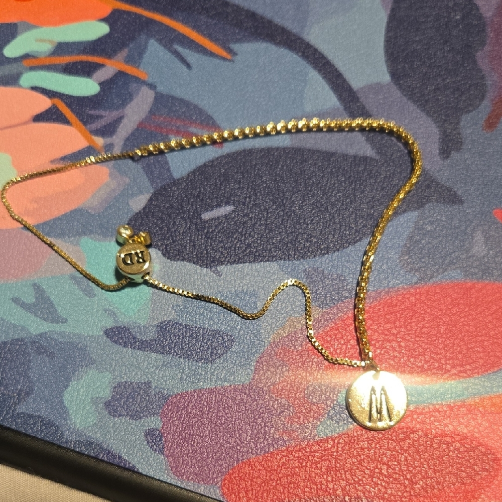 Gold Initial Bracelet